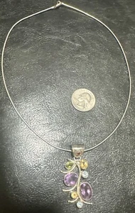 sterling silver necklace vintage 925 - Picture 1 of 4