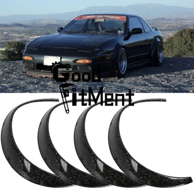 Guardabarros con llamaradas de 4,5" extra ancho para Nissan 200SX 240SX 300ZX Foto 1 de 4