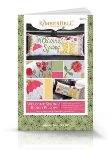 Kimberbell Welcome Spring Bench Pillows Sewing Pattern: Includes Directions, - Picture 1 of 5