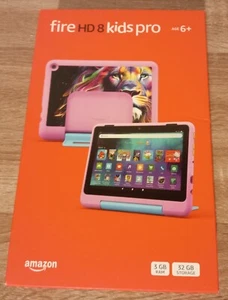AMAZON FIRE HD 8 KIDS PRO 32GB - 3GB RAM JUNGLE CAT (NEWEST GEN 2024) BRAND NEW - Picture 1 of 3