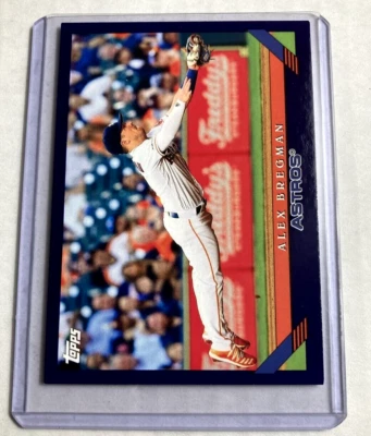 2019 Topps Archives #276- ALEX BREGMAN Purple SP #'d 36/175 - Image 1 of 2