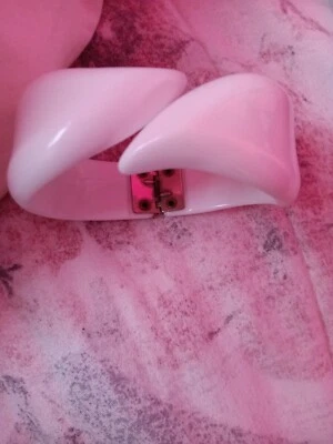 pulsera plástico broche blanco Foto 1 de 2