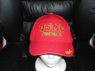 NUEVA GORRA DE BÉISBOL AJUSTABLE USMC SEMPER FI MARINES CON CORREA PARA ADULTOS Foto 1 de 4