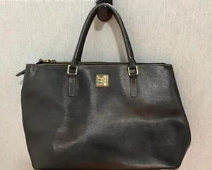 ❤️ Bag Women's Dooney & Bourke Bag Willa Leather Zip Satchel Black Large Women - Picture 1 of 5