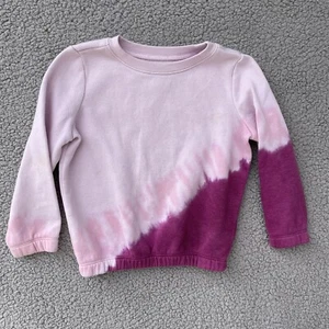 Gap Kid Girls Tie dye Sweatshirt Size XS (4-5) Clean Activewear Lounge - Picture 1 of 5