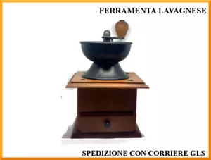 Macinino antico in legno e ferro - Foto 1 di 1