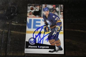 TARJETA AUTOMÁTICA PIERRE TURGEON HOF BUFFALO SABLES - Imagen 1 de 1