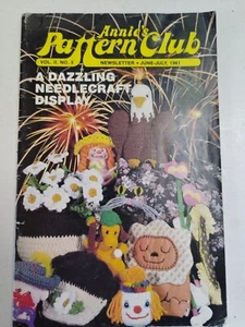 Toys Annie's Pattern Club Newsletter Booklet Magazine Vol 11 No 3 June July 81 - Picture 1 of 16
