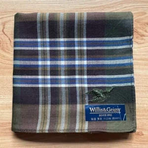 NEW HANDKERCHIEF VINTAGE ART PLAIDS & CHECKS MEN'S POCKET SQUARE COTTON 18" - Picture 1 of 3
