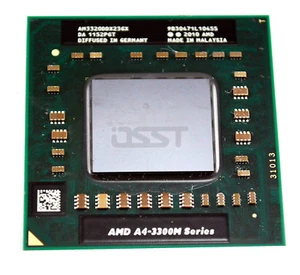 AMD A4-3320M AM3320DDX23GX Mobile APU CPU Processor Socket FS1 722pin 2.0G - Picture 1 of 1