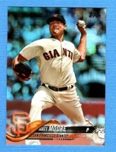 Topps Rainbow Foil #161 2018 Matt Moore Giants - Imagen 1 de 1