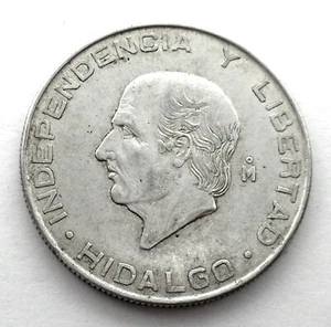 MEXICO 5 PESOS 1955 Silver KM#469 Hidalgo. II14.4 - Picture 1 of 2
