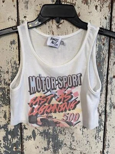 Princess Polly Cropped Graphic tank top size XS 2 - Picture 1 of 3