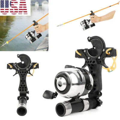 NMCPY Archery Bowfishing Catapult Slingbow Reel Fishing Arrow Set Bow Hunting Shoot