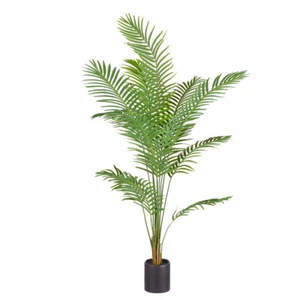 SOGA 210cm Faux Natural Green Botanica Indoor Areca Palm House Plant in Pot - Picture 1 of 8
