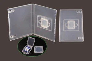 1000 14MM SD CARD CASE, SUPER CLEAR W/SLEEVE MF1 & DL9, 100 PCS/CASE FREE SHIP - Picture 1 of 1