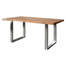 Esstisch Guru 160x90 aus Massivholz Tisch Speisetisch Küchentisch Kufengestell