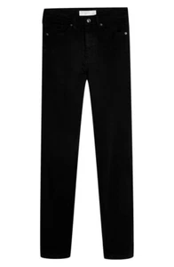 Nordstrom TOPSHOP JAMIE Black Skinny High Rise Denim Jeans Sz W 28 30 Moto - Picture 1 of 6