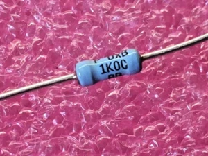 25pc 1k 1/4w UXB02070F1001 BR10.1% High Precision Thin Film Leaded Resistor - Picture 1 of 6