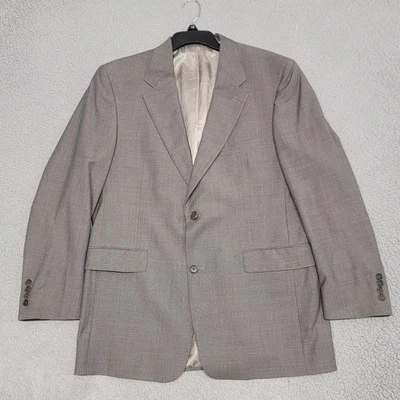 Blazer Daniel Cremieux Loro Piana Para Hombres 40R Gris Ojo de Pájaro Lana Traje Chaqueta Formal Foto 1 de 4