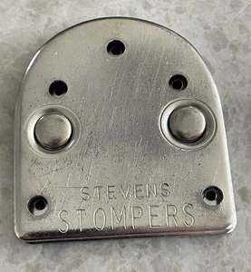 Vintage Stevens Stompers Steel Nail-On Taps Clogging 2" x 2.5" - Picture 1 of 4
