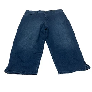 Women’s Gloria Vanderbilt Dark Wash Denim Jeans Size 16 Straight Leg  - Picture 1 of 9