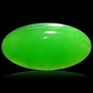 1.54 ct Outstanding Oval Cabochon Shape (12 x 7 mm) Green Opal Natural Gemstone - Picture 1 of 1