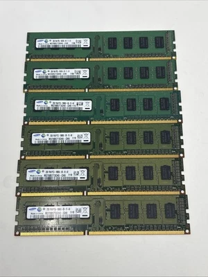 Samsung 2GB 1RX8 PC3-10600U DDR3-1333 Desktop Memory RAM M378B5773CH0-CH9 - Image 1 of 4