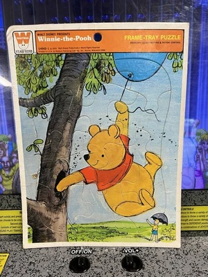 1964 Walt Disney Presents Winnie The Pooh Frame Tray Puzzle - Complete & Warped - Image 1 of 4