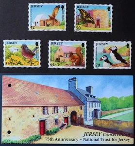 Trikot Briefmarken "Fauna - 75th Jersey National Trust" Präsentationspaket postfrisch 2011 - Bild 1 von 5