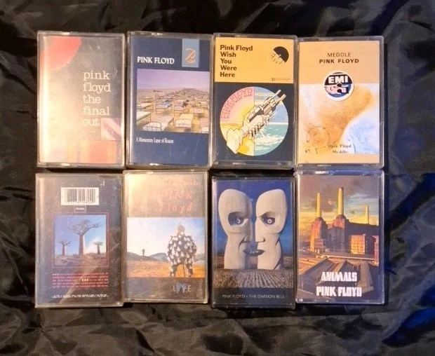Pink Floyd Cassette Tape Bundle Pulse Devision Bell A Momentary Lapse Of Reason - Image 1 of 1