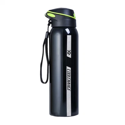 Taza térmica para bicicleta de montaña 500 ml acero inoxidable camping deportes botella de agua Foto 1 de 4