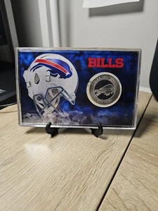 BUFFALO BILLS 39mm Silver Plated Coin Limited Edition/5000 - Picture 1 of 3