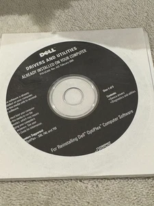 Dell Drivers & Utilities Reinstalling Dell Optiplex Software 330 740 755 - 3 DIS - Picture 1 of 1