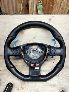 Mk5 VW Golf R32 (GTI & Jetta Gli) Leather  Steering Wheel Flat Bottom 05-10 - Picture 1 of 10