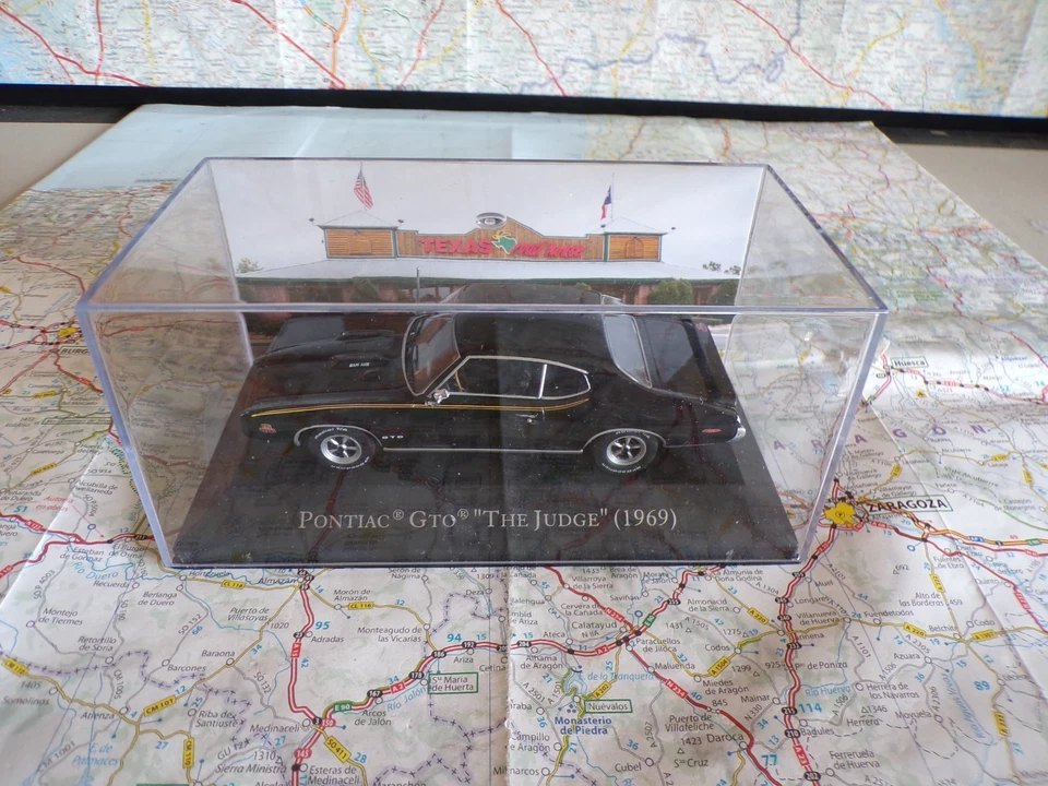 Pontiac GTO The Judge 1969 Noire American Cars 1/43 IXO pour Altaya - Photo 1/1