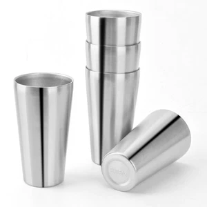 5er Pack 18,6 Unzen Edelstahl Isolierbecher, Doppelwand Vakuum Klein Metall C... - Bild 1 von 8