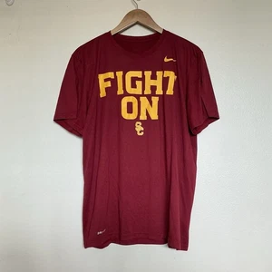 USC Trojans Nike Fight On Tee Shirt Size XL Football Basketball NCAA - Picture 1 of 4