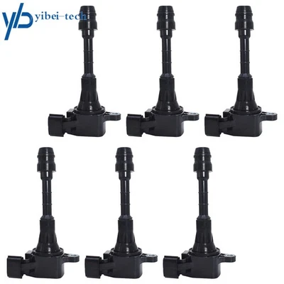 Juego de 6 bobinas de encendido aptas para Nissan 350Z Infiniti FX35 G35 M35 2003-2008 Foto 1 de 4