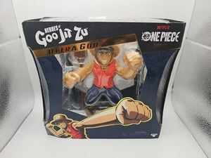 Heroes of Goo Jit Zu Rufy One Piece 7" Ultra Goo Elasticizzato Fig. Confezione Danni - Foto 1 di 6