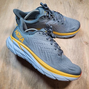 Hoka One One Clifton 8 Mens Sz 10.5D Running Shoes Goblin Blue 1119393 GBMS/READ - Picture 1 of 14