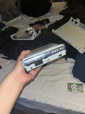 Xbox 360 Disc Drive DG-16D2S with Chrome Bezel UNTESTED no pcb  - Image 1 of 4