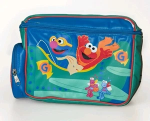 Seasame Street Elmo And Super Grover  Lunch Bag 11"l AND 8"h - Picture 1 of 8