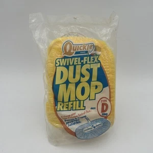 Quickie Swivel-Flex Dust Mop Refill #0654 Type D Yellow New Sealed - Picture 1 of 5