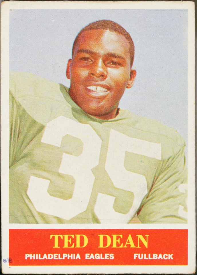 1964 Philadelphia Football Ted Dean #132 PR - Image 1 of 1