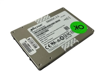Unidad de estado sólido SSD de servidor Micron MTFDJAK800MBS S650DC 2,5” 800 GB SAS 12 Gb/s Foto 1 de 4