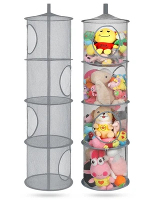 Red o hamaca plegable de almacenamiento de animales de peluche Coast Rose 2 piezas Foto 1 de 4