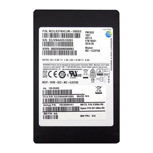 NetApp Samsung MZ-LT3T8A 3.84TB Read Intensive SFF 2.5in SAS-3 12G SSD 108-00468 - Imagen 1 de 1