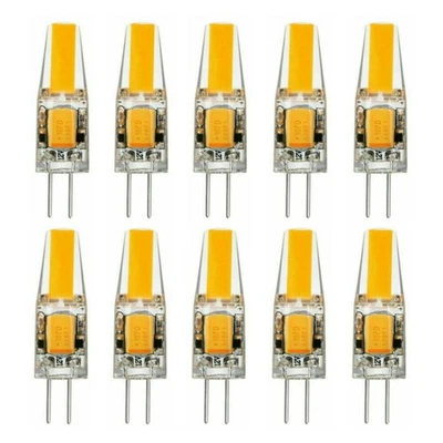 10STK G4 12V  LED Warmweiß 5W Dimmbar Leuchtmittel COB Stiftsockel Lampen - Bild 1 von 4