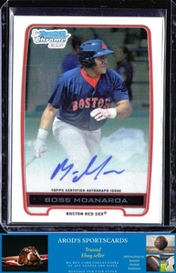 2012 Bowman Chrome * Boss Moanaroa ** Karte #BCA-BM ** AUTO - Bild 1 von 2